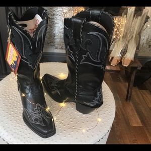 Women’s Western Durango Black Boots sz 6